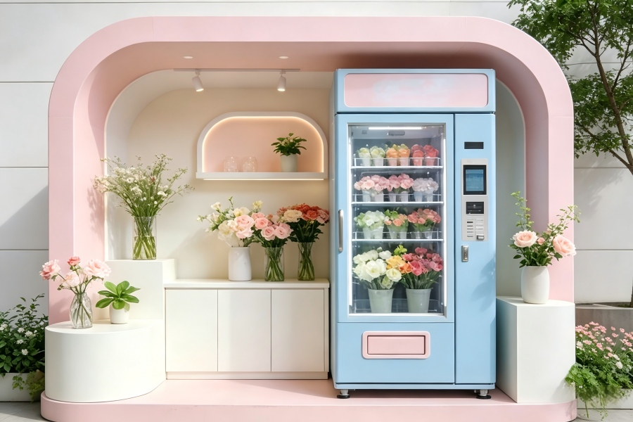 Fresh Flower Vending Machine
