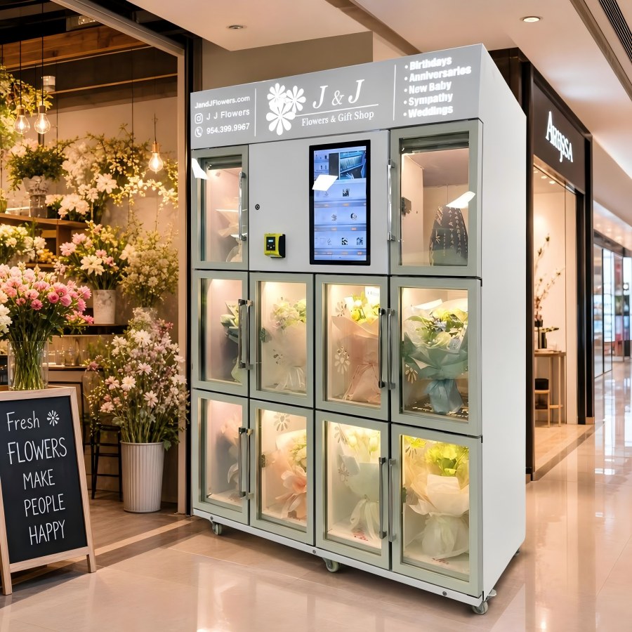 smart flower vending machine