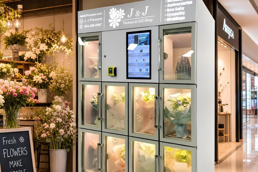 fournisseur de distributeur automatique de fleurs