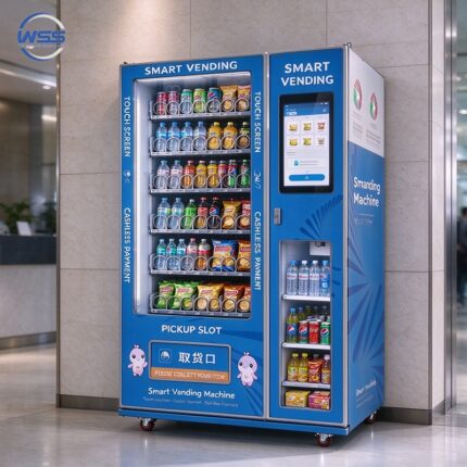 Smart Spring Vending Machine with Touch Screen for Snacks & Beverages, 24/7 Unmanned Retail